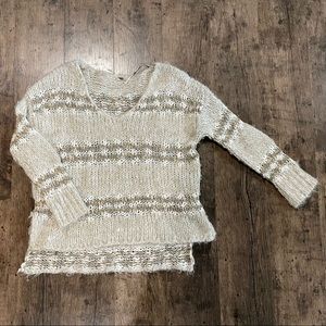 Free People chunky knit sweater